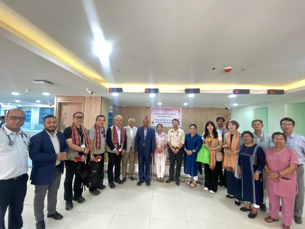 尼泊爾Siddhi Memorial Hospital (SMH)醫院進行簽署合作備忘錄@台灣健康服務協會